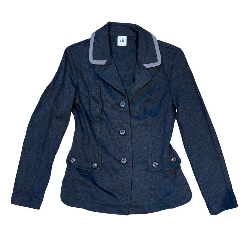 ✨ Cabi Gray Button Front Blazer Jacket XS 👩‍💼💼